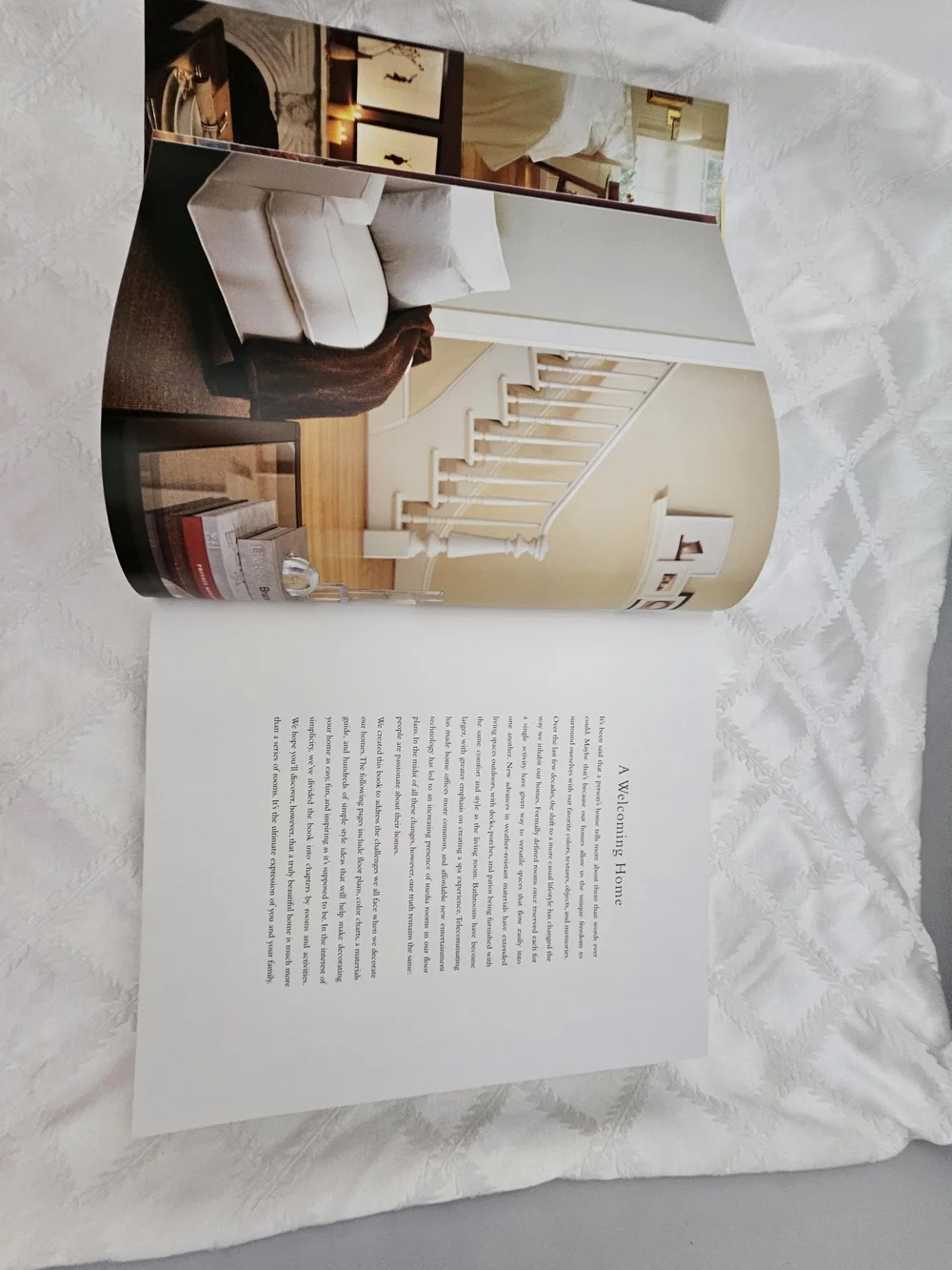 Pottery Barn Home Decorative Coffee Table Book. Excellent Condition!